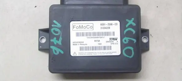 Volvo XC60 Hand brake control module 31334228