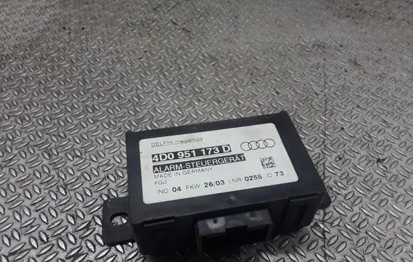 Audi A6 S6 C5 4B Alarm control unit/module 4D0951173D