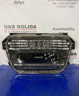 Audi A1 Front bumper upper radiator grill 8X0853651
