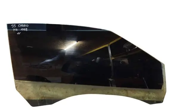 Audi S5 Front door window/glass (coupe) 43R00082 A010404 DOT90AS2M40A
