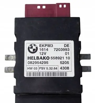 BMW 5 E60 E61 Fuel injection pump control unit/module 7203993