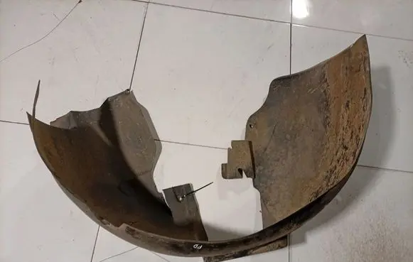 Citroen C4 I Picasso Front wheel arch liner splash guards 9653141980