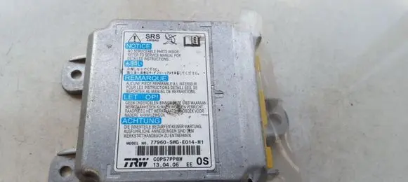 Honda Civic Airbag control unit/module 77960smge014m1 77960-smg-e014-m1