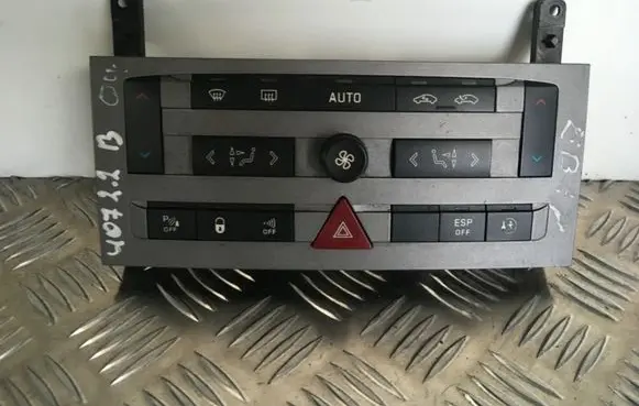 Peugeot 407 Climate control unit 96533783 VP4PUH18V612FC 96533783YW
