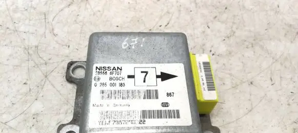 Nissan Micra Airbag control unit/module 285566F707 0285001183