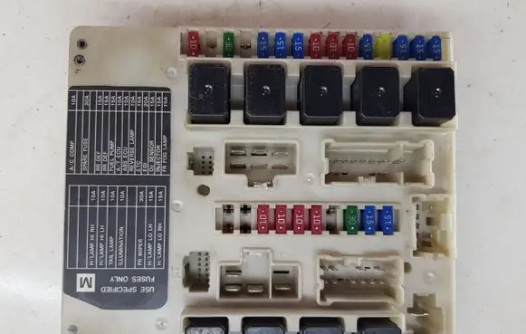 Nissan X-Trail T31 Fuse box set