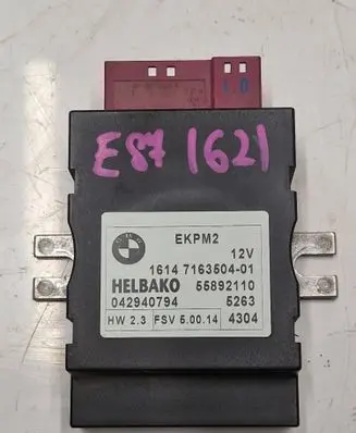 BMW 1 E81 E87 Fuel injection pump control unit/module 7163504