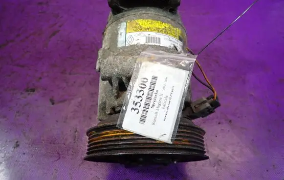 Renault Megane II Air conditioning (A/C) compressor (pump) 8200316164
