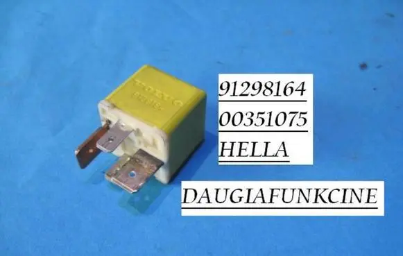 Volvo S60 Other relay 91298164 00351075