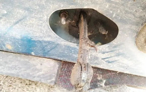 Ford Escort Front door check strap stopper 
