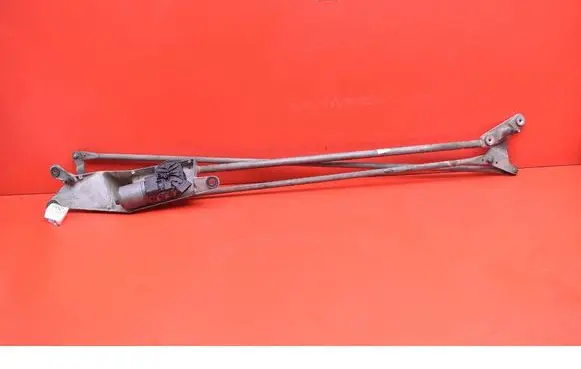 Front wiper linkage and motor