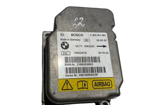 BMW 5 E39 Airbag control unit/module 6962530 65776962530 0285001681