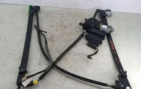 Volkswagen Sharan Front door window regulator with motor 7M3959801