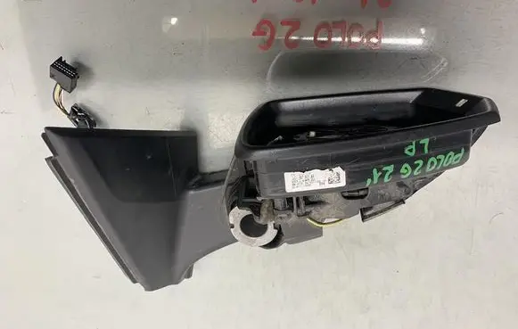 Volkswagen Polo VI Front door wing mirror part 