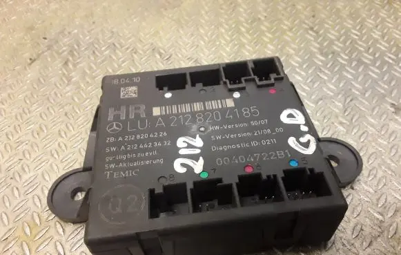 Mercedes-Benz E W212 Door control unit/module 2128204185 A2128204185