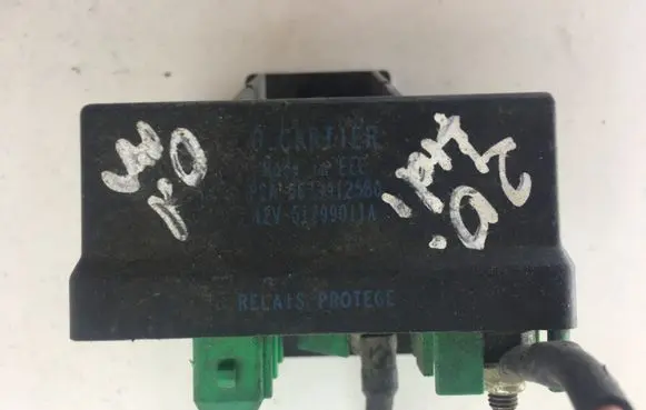 Peugeot 806 Glow plug pre-heat relay 51299011A 9629912580