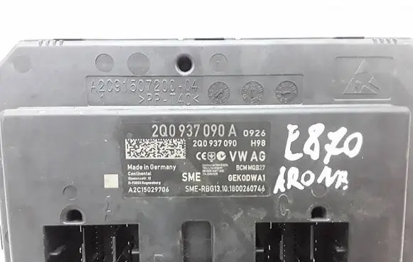 Seat Arona Comfort/convenience module 2Q0937090A