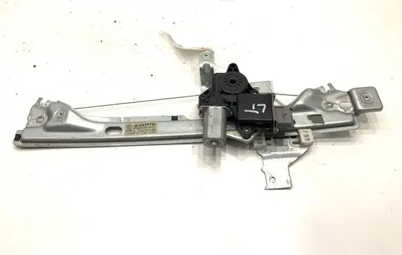 Peugeot 3008 I Rear door window regulator with motor 9682808780