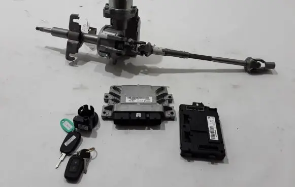Engine ECU kit and lock set