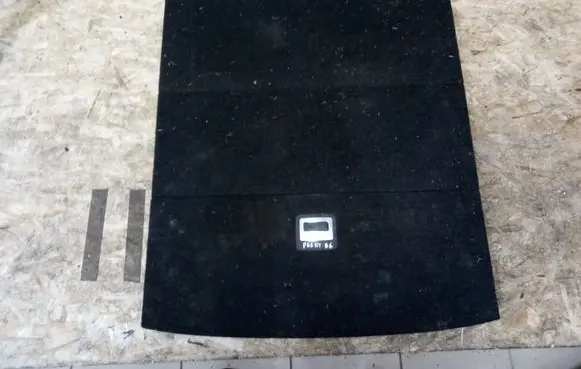 Volkswagen PASSAT B6 Trunk/boot floor carpet liner 3C9863463G