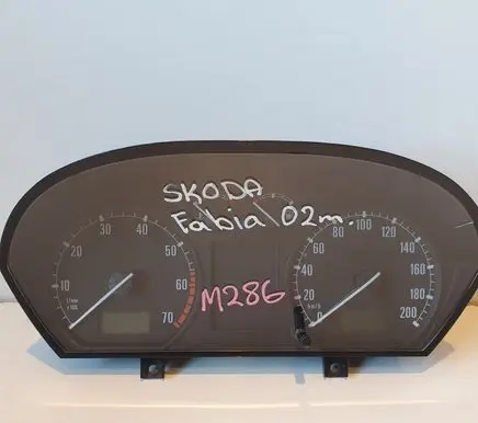 Skoda Fabia Mk1 (6Y) Speedometer (instrument cluster) 6Y1920880GKDO 110280015013 88311298