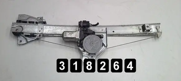 Front door window regulator with motor