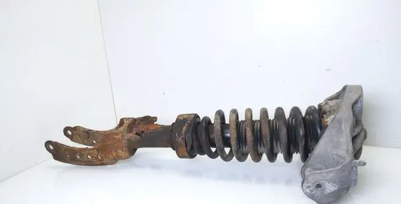 Front shock absorber with coil spring