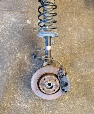 Peugeot 2008 I Front wheel hub spindle knuckle