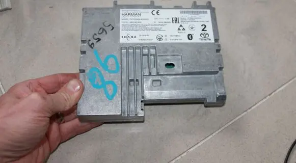 Navigation unit CD/DVD player