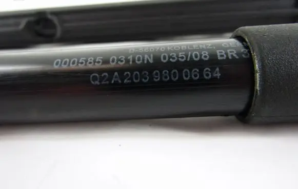 Mercedes-Benz CLC CL203 Front bonnet/hood damper/strut A2039800464