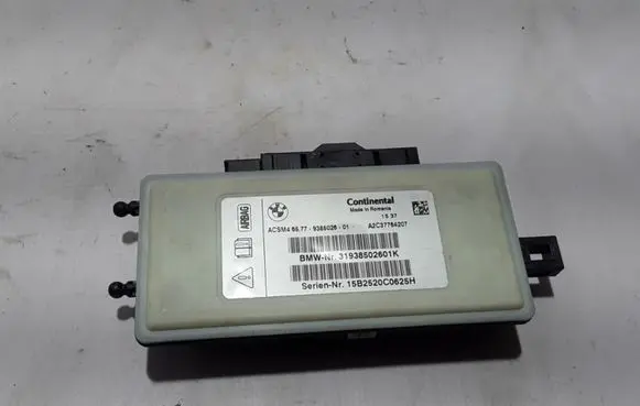 BMW 5 F10 F11 Airbag control unit/module 9385026