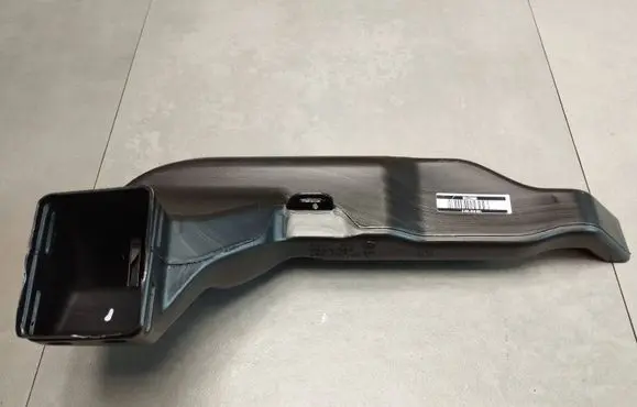 Cabin air duct channel