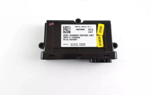 Tesla Model S Sunroof control unit/module 100751200C 1007512-00-C A-0753G03A