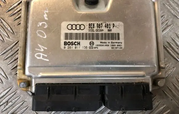 Audi A4 S4 B6 8E 8H Engine control unit/module 8E0907401P 1039S01060 0281011136