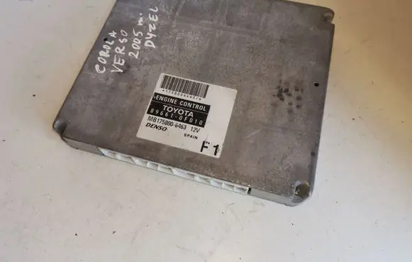 Toyota Corolla Verso AR10 Engine control unit/module 896610F010