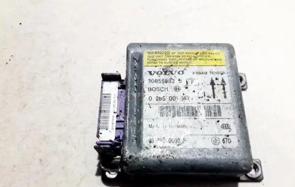 Volvo S40, V40 Airbag control unit/module 30855882b 0285001147