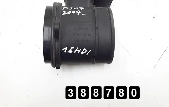 Peugeot 207 Mass air flow meter 72834204 9650010780