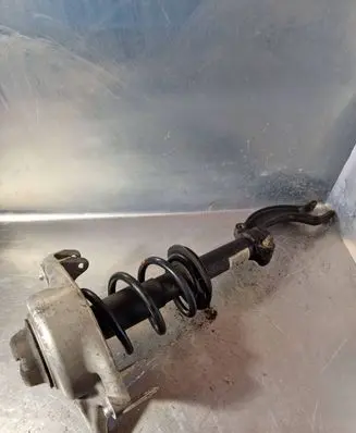 Front shock absorber with coil spring