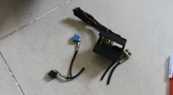 Volkswagen PASSAT B7 Sound system wiring loom 3B7035444A RNS315 3C0035279