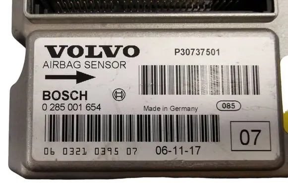 Volvo S60 Airbag control unit/module P30737501 0285001654 060321039507