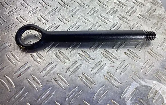 Towing hook eye