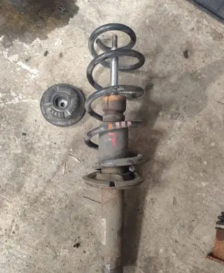 Audi A4 S4 B8 8K Front shock absorber with coil spring 8K0031CG