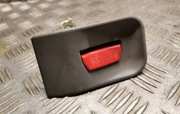 Middle seatbelt buckle (rear)
