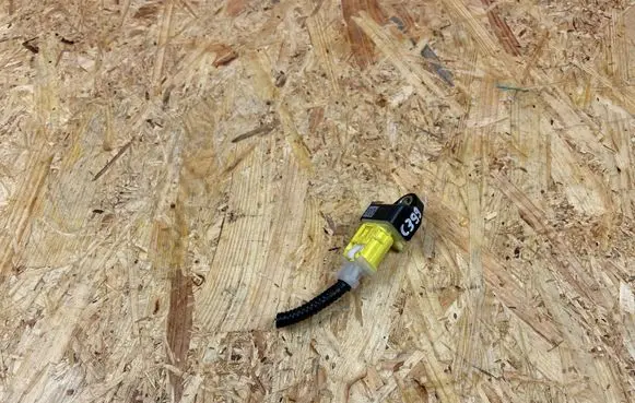 Airbag deployment crash/impact sensor