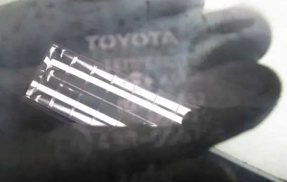 Toyota Yaris Verso Rear side window 43R00670