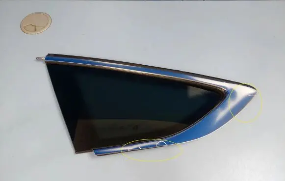 Audi A5 Rear vent window glass 8W8845297F 43R00098