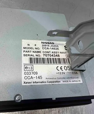 Nissan X-Trail T31 Bluetooth control unit module 25915JG40A