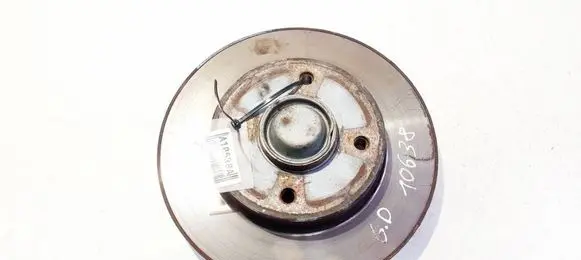 Peugeot 207 Rear brake disc neventiliuojamas
