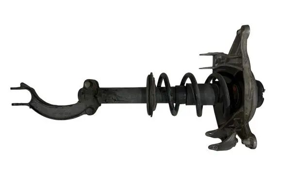 Front shock absorber with coil spring