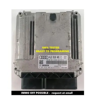 Audi Q7 4L Engine control unit/module 4L2910401C 0281018302 4L0907401C